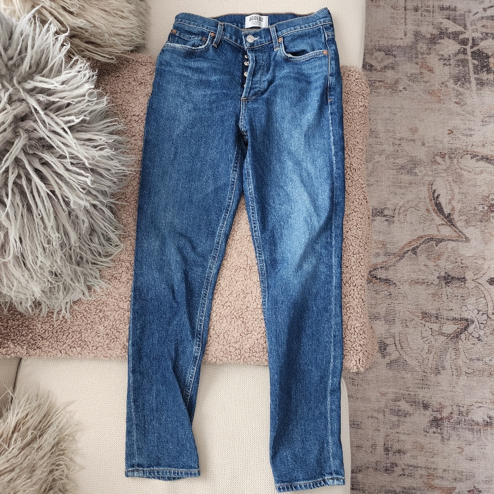 Agolde Nico High Rise Slim Fit Jeans 🌿🤍